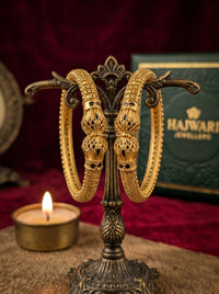 Luxury Stainless Steel Butterfly Bangles for Women | Gold Plated Designer Bangles