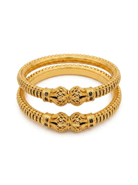 Luxury Stainless Steel Butterfly Bangles for Women | Gold Plated Designer Bangles