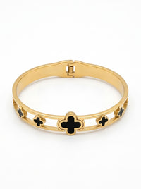 Luxury Clover Bracelet for Women | Gold Plated Stainless Steel Designer Bracelet