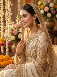 Luxury Long Peacock Tassel Earrings | Gold Plated Bridal Statement Earrings for Wedding, Mehndi & Party Wear