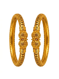 Luxury Stainless Steel Beaded Bangles for Women | Gold Plated Designer Bangles