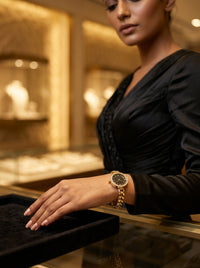 Luxury Watch Bracelet for Women | Gold Plated Stainless Steel Designer Bracelet
