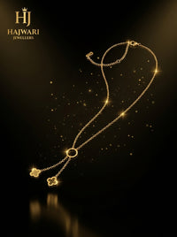 Elegant Gold Pendant Necklace | Minimalist Adjustable Chain Necklace for Women | Everyday & Party Wear
